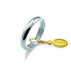 Fede unisex gioielli Unoaerre Fedi Classiche 3 GRAMMI ORO BIANCO 30 AFN 1B