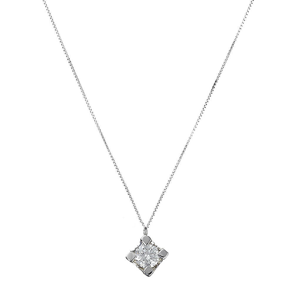 Girocollo Punto Luce Oro  e Diamanti  DESIDERIO Art. CD341-3