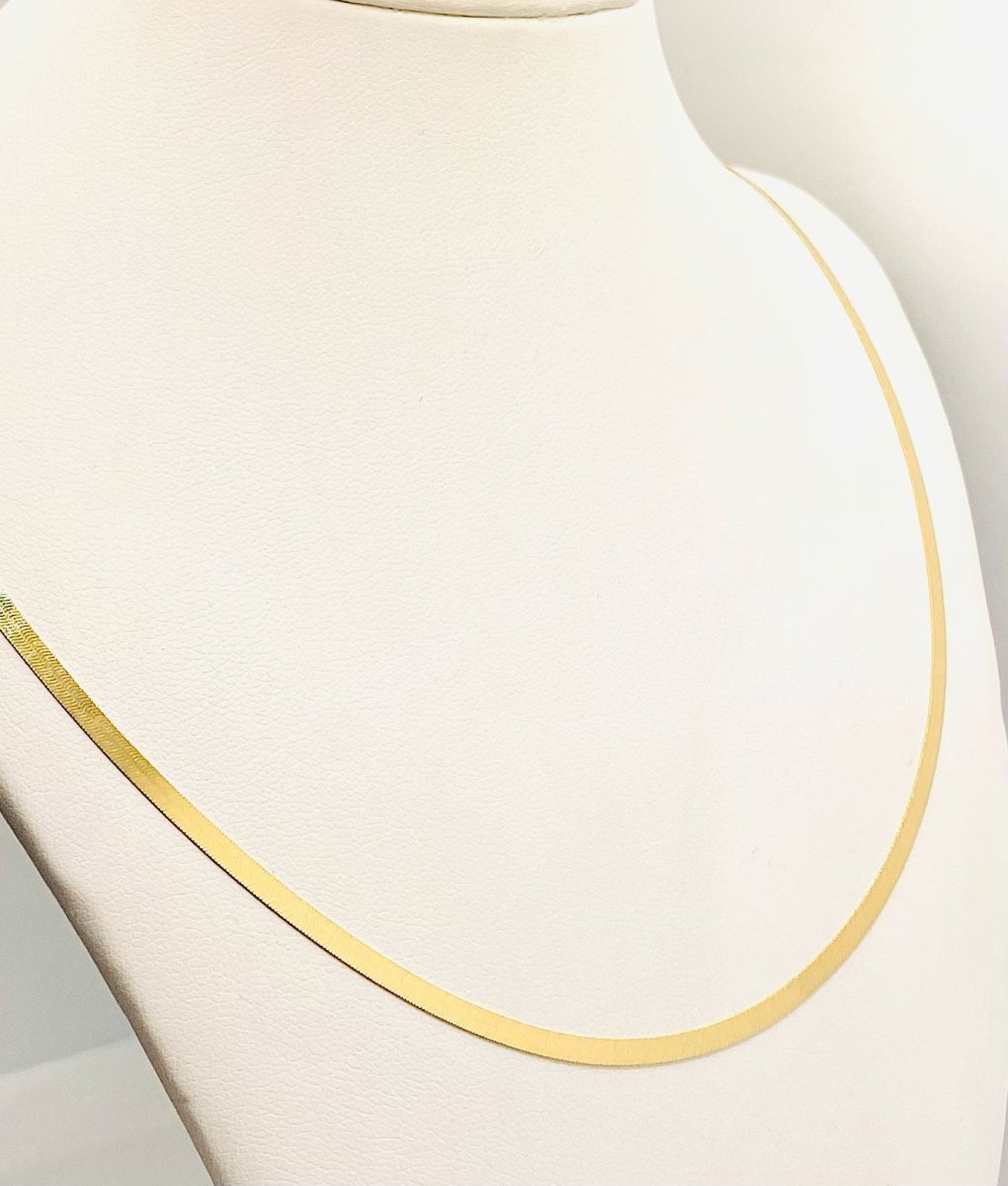 Girocollo fettuccia in oro giallo  Art. FE001