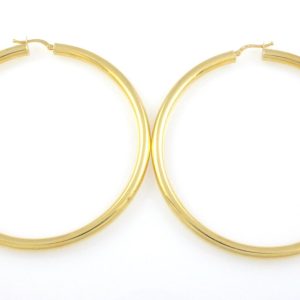 Orecchini a cerchio  in oro giallo Art. ORCE01-1