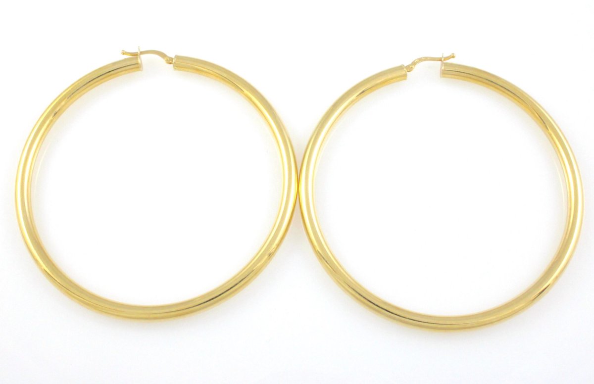 Orecchini a cerchio  in oro giallo Art. ORCE01-1