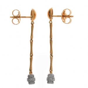 Orecchini Chimento oro bicolore e diamanti 1O05356B1T000