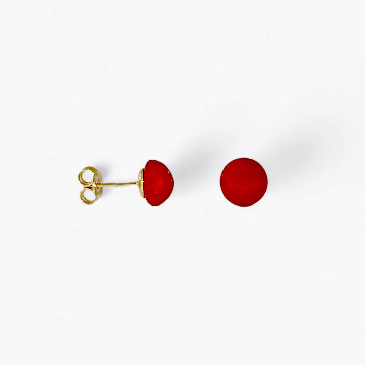 Orecchini corallo oro art. ORECOR7