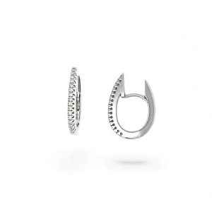 Orecchini a cerchio con diamanti Art. OR860