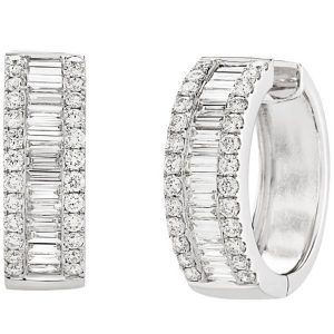 Orecchini con diamanti taglio baguette art.131316