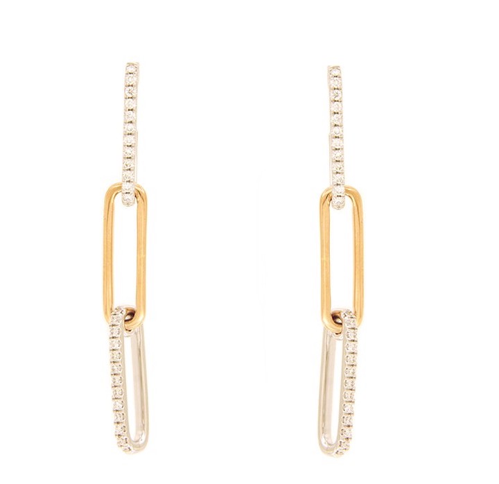 Orecchini pendenti oro e diamanti Art. E47102-10