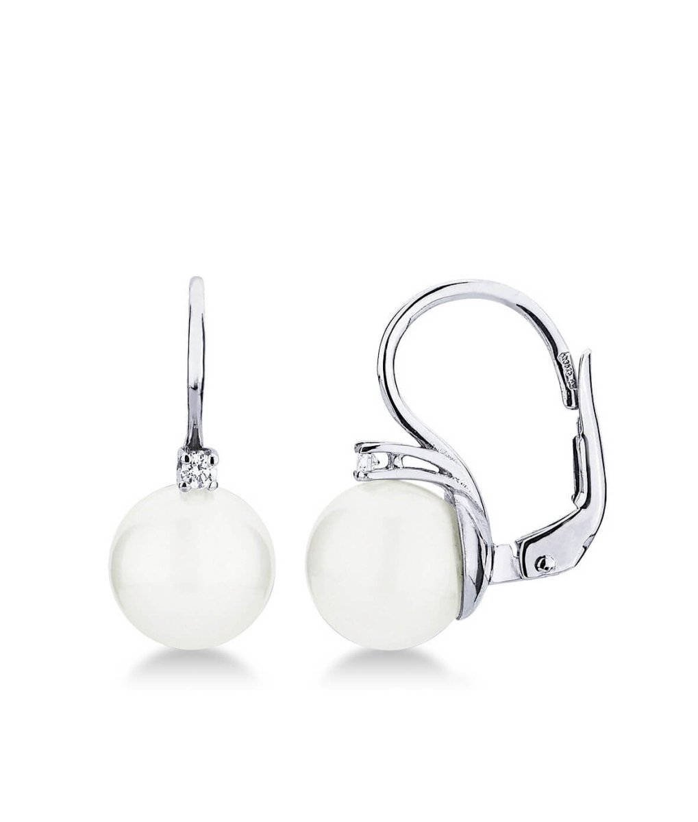 Orecchini di perle e diamanti art. PERLE01