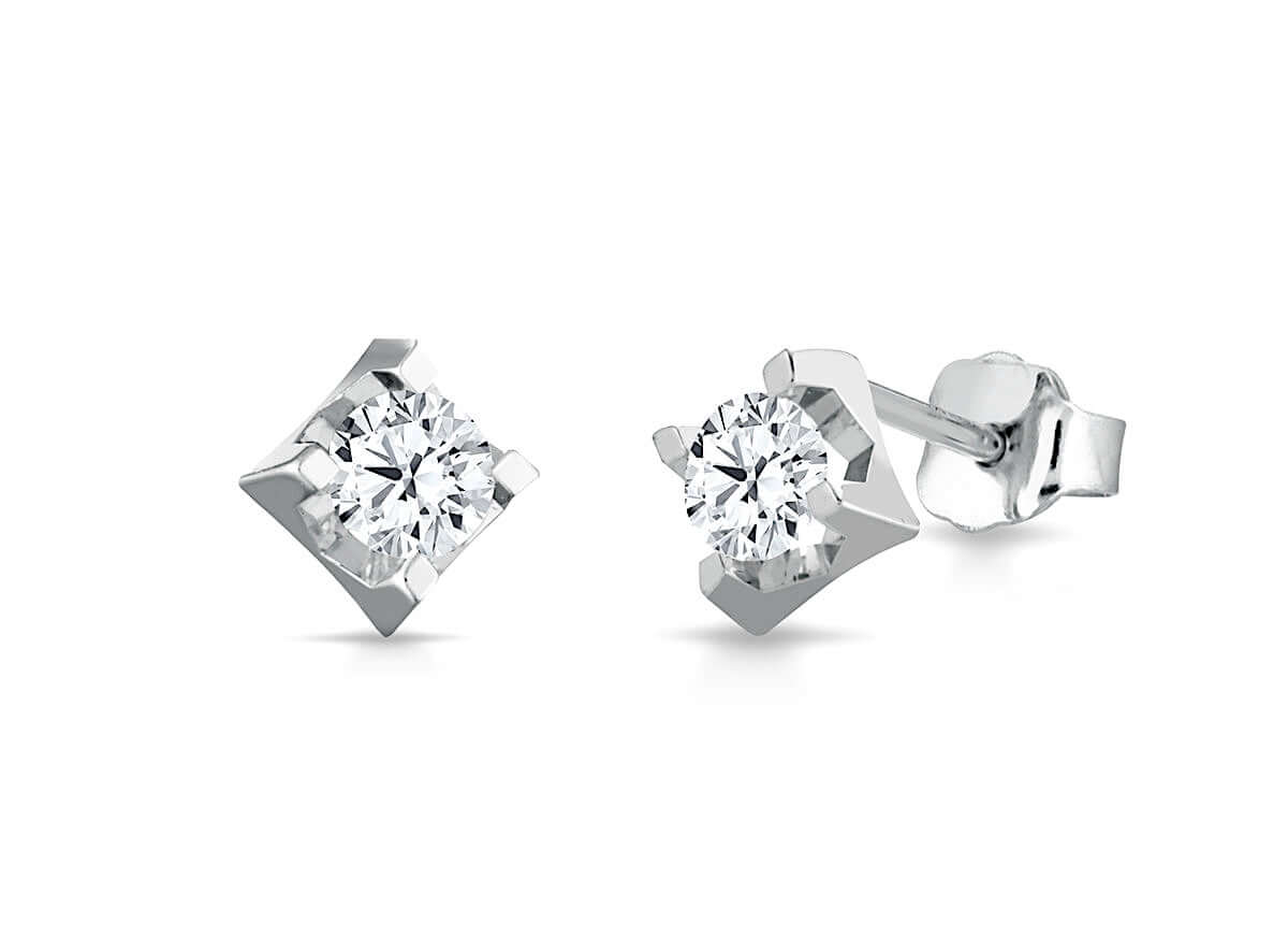 Orecchini Punto Luce Oro e Diamanti DESIDERIO Art. OR274