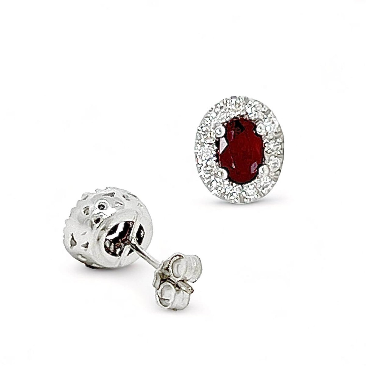 Orecchini Rubini Oro e Diamanti BELLE EPOQUE Art. OR1072