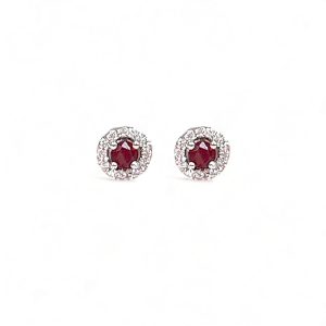 Orecchini rubini e diamanti BELLE EPOQUE Art. OR1247