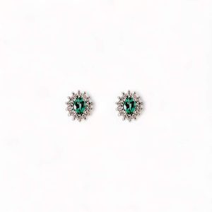 Orecchini smeraldi e diamanti BON TON Art. OR1513-4