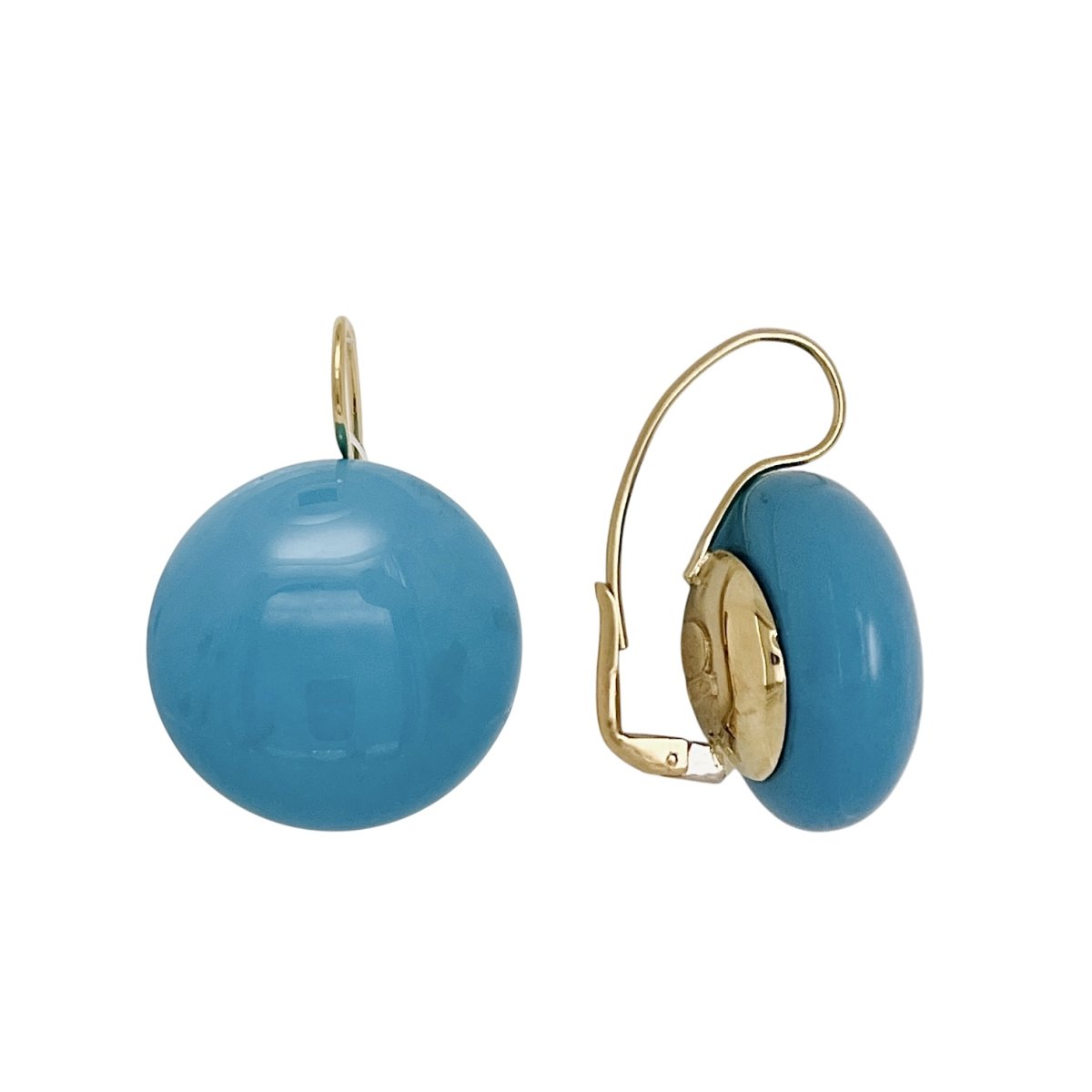 Orecchini Turchese e Oro Art.CORGR7