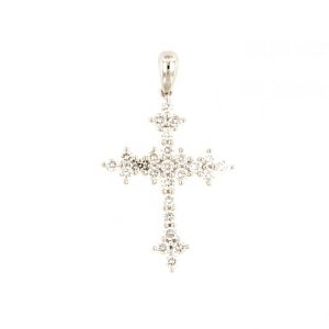 Pendente Croce Oro e Diamanti Art.P00887WA01