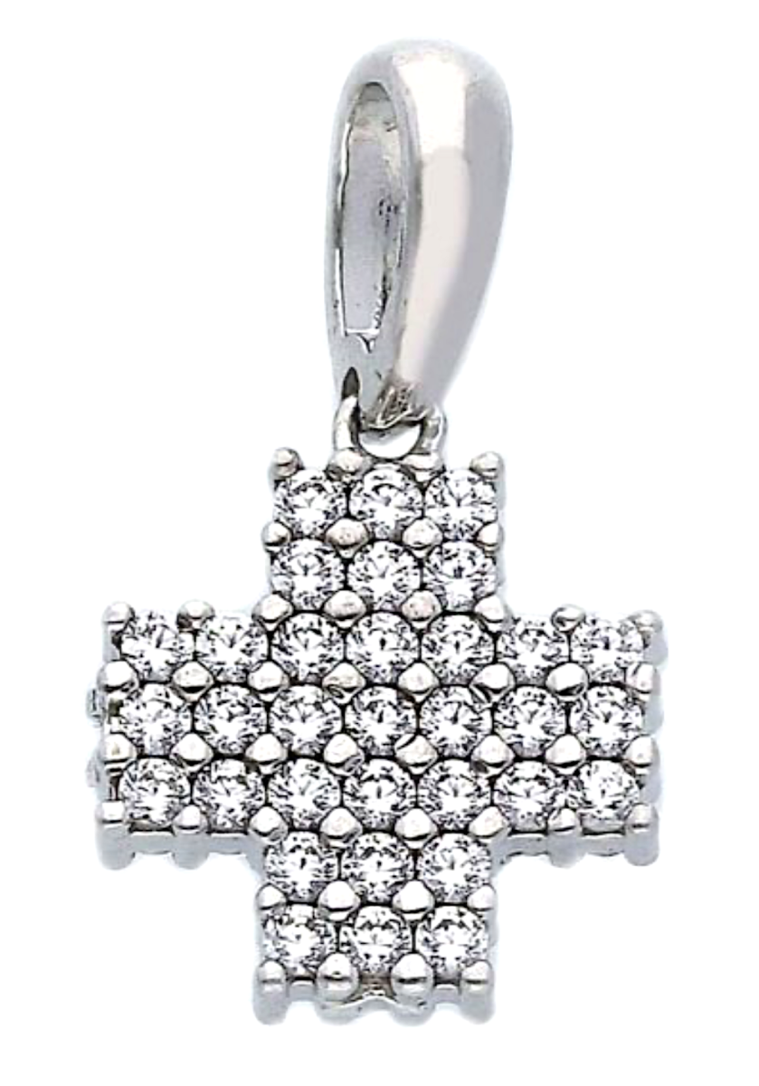 Pendente Croce in oro 18kt art. CROCEZ3