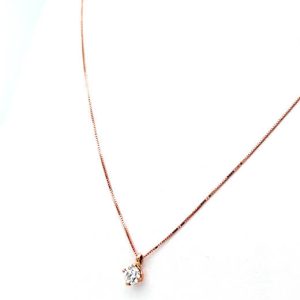 Girocollo punto luce oro rosa e diamanti PASSIONE Art. CD1067-1