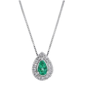 Pendente smeraldo e diamanti art. 225824