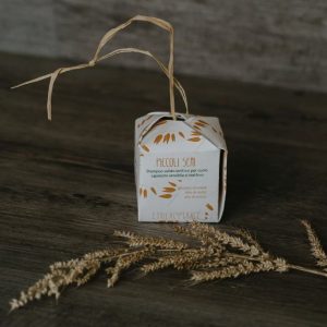 PICCOLI SEMI Shampoo Solido Lenitivo per Cuoio Capelluto Sensibile e Reattivo 90 grammi