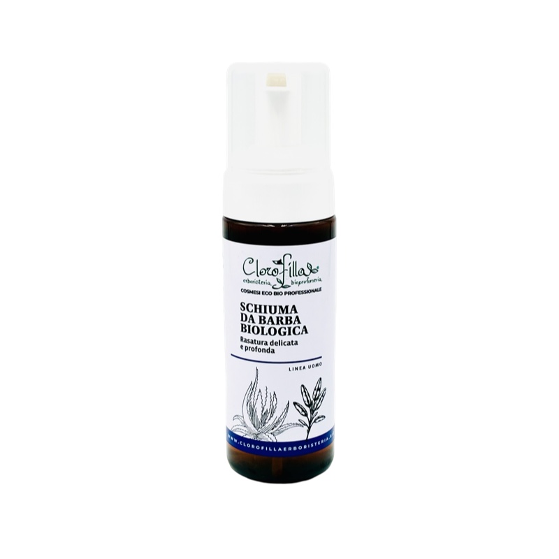 Uomo Schiuma da Barba Biologica Rasatura Delicata e Profonda 100 ml