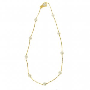 Sciarpina Chimento oro e perle 1G08019PP1500